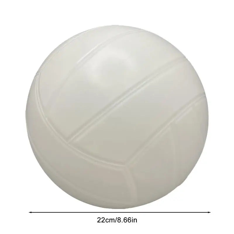 Pelotas de voleibol de piscina de PVC agrandadas, pelota nocturna de 22 cm, brillantes, para jóvenes, para exteriores y voleibol de playa para hombres y mujeres.