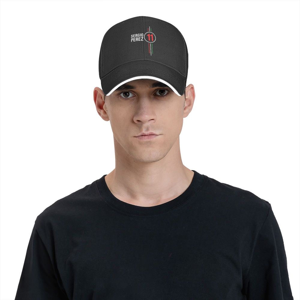 Sergio Perez F1 Car Racing Washed Men's Baseball Cap Sunprotection Trucker Snapback Caps Dad Hat Golf Hats