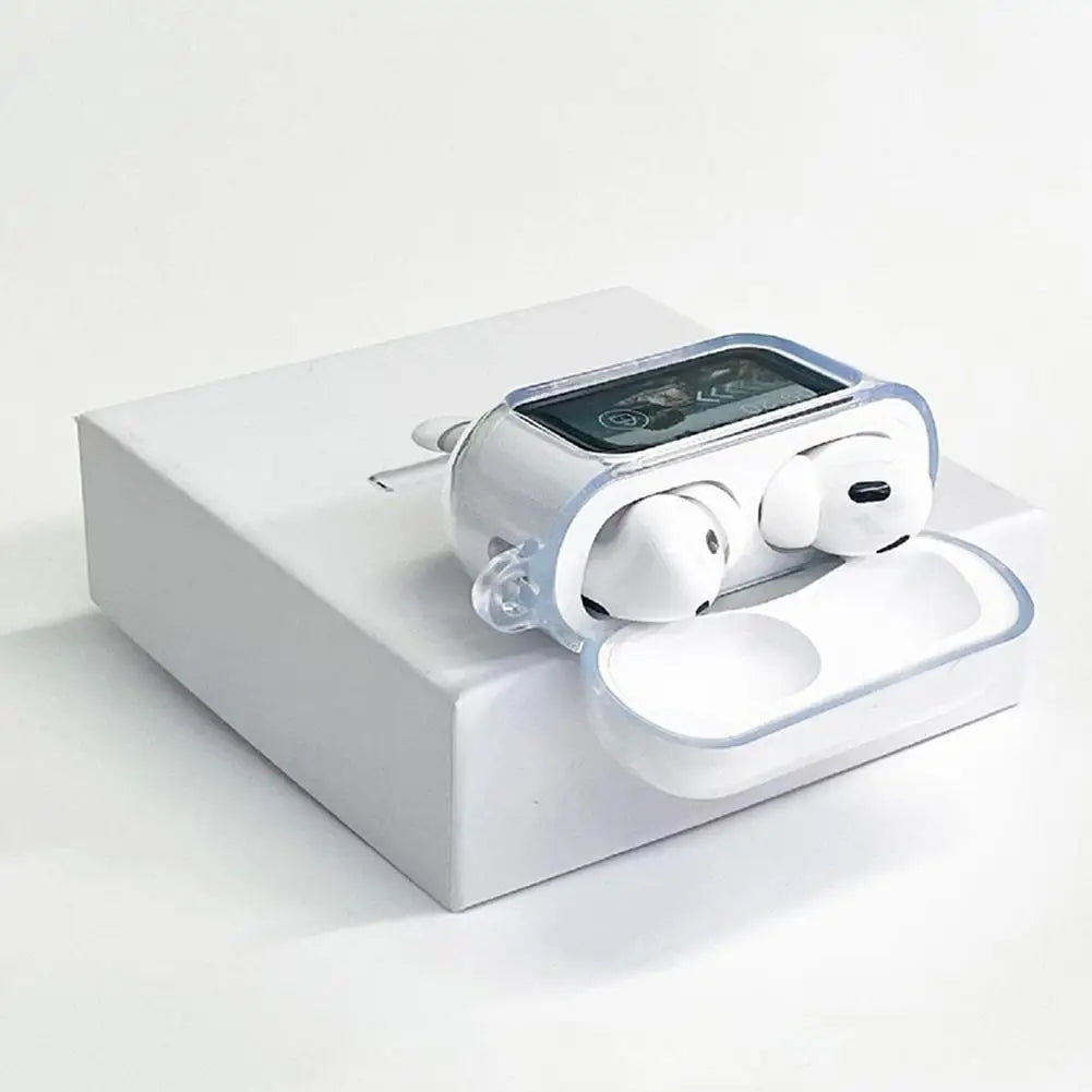 Funda de silicona transparente para auriculares A9PRO, funda protectora anticaídas, a prueba de golpes y polvo, carcasa para auriculares inalámbricos.