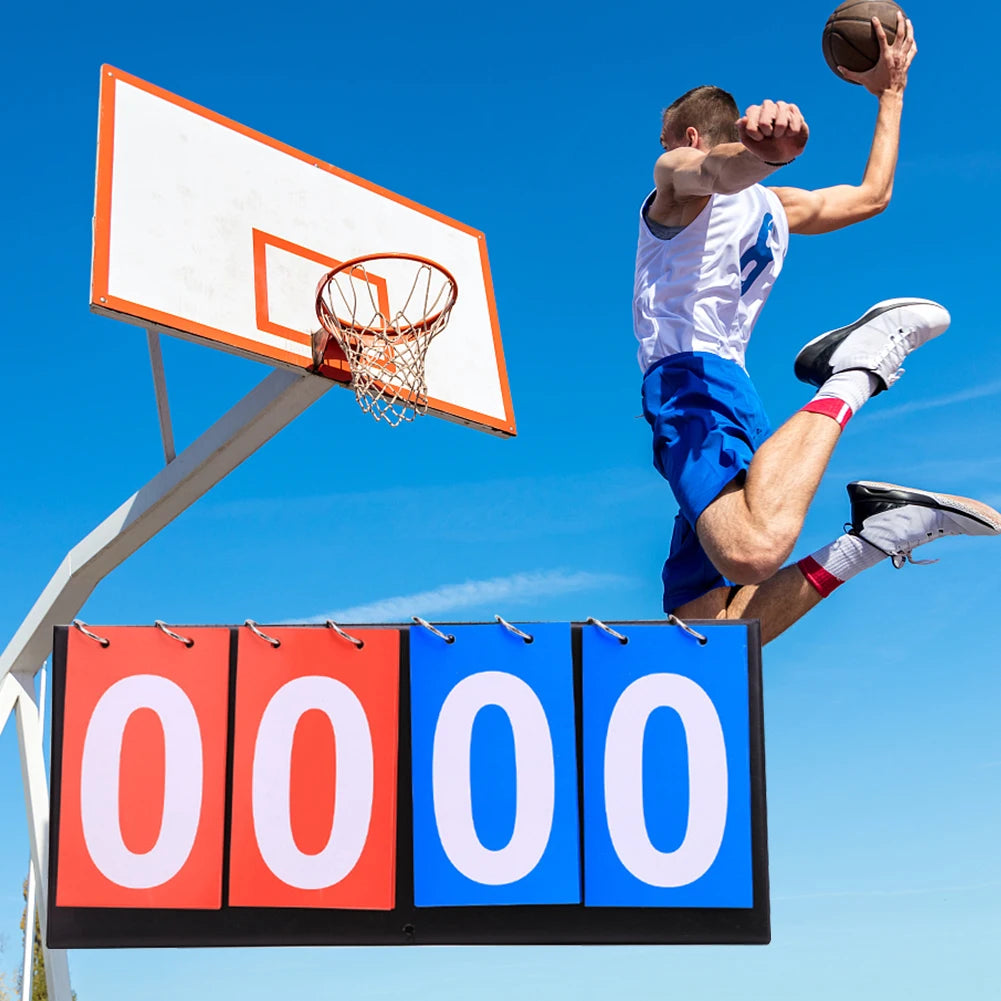 Marcador de tenis de mesa deportivo de 2/4 dígitos, marcador de competición de baloncesto, fútbol y voleibol, equipo de ejercicio