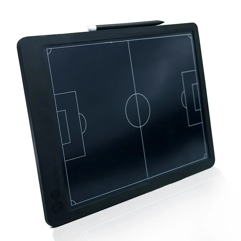 Pizarra electrónica de entrenamiento de fútbol Playmaker LCD, tablero de marcador de estrategia y táctica con pantalla LCD flexible y estilo