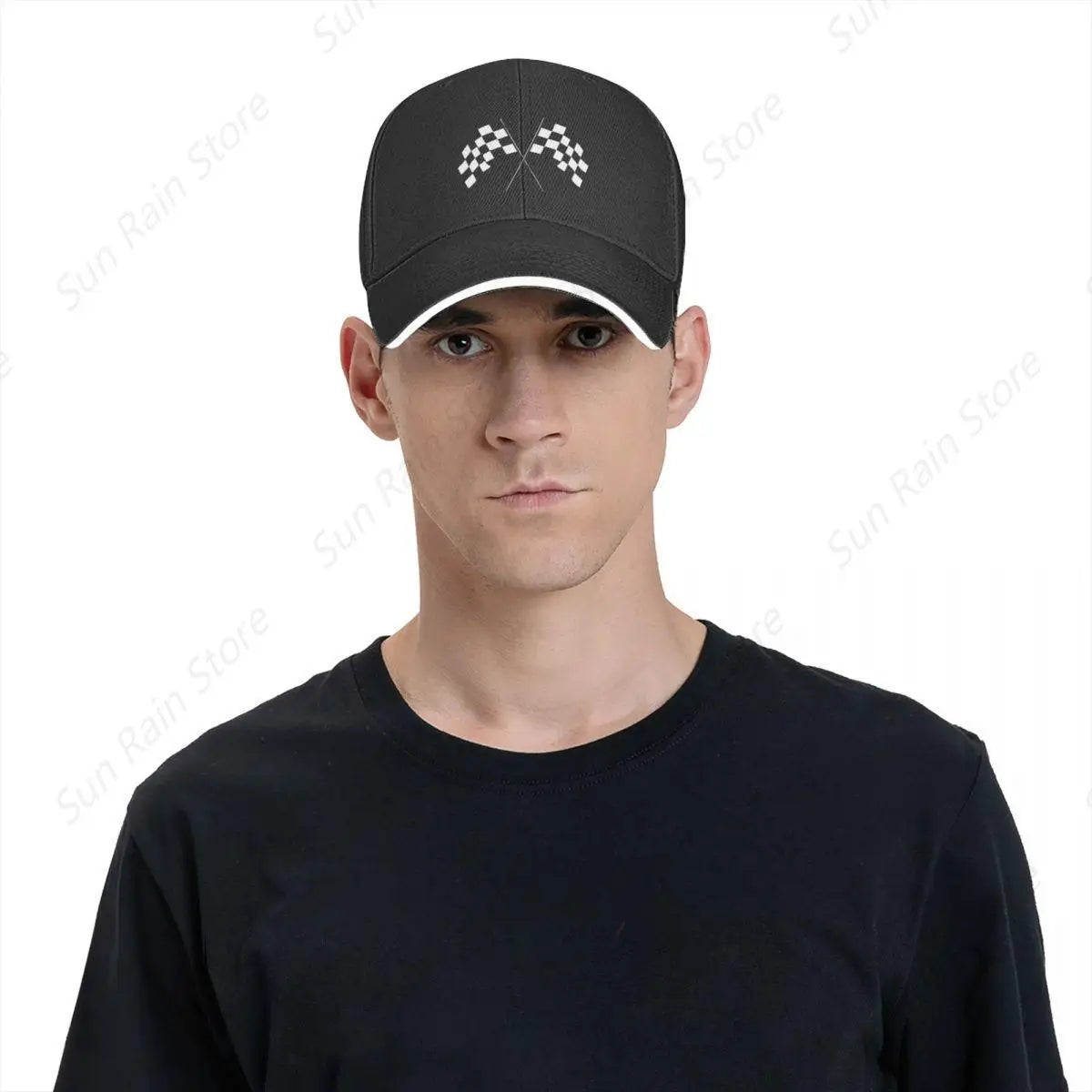 Flag F1 FIA Formula 1 World Championship Washed Men's Baseball Cap Outdoor Trucker Snapback Caps Dad Hat Golf Hats