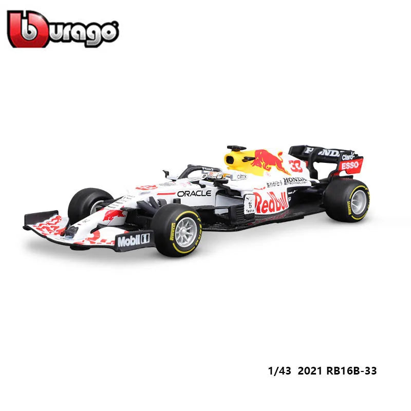 Bburago 1:43 2024 RB20 SF24 W14 W13 SF23 MCL60 RB19 RB18 W12 F1 Racing Formula Car Static Simulation Diecast Alloy Model Car