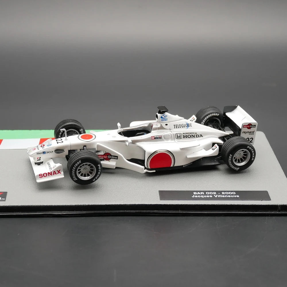 Ixo 1:43 Bar 002 2000 Jacques Villeneuve Diecast Car Model Metal Toy Vehicle