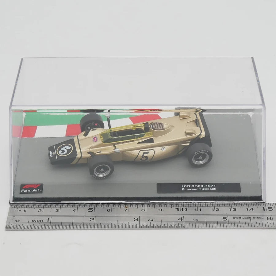 Ixo 1:43 Racing Lotus 56B 1971 Emerson Fittipaldi Diecast Car Model Metal Toy Vehicle