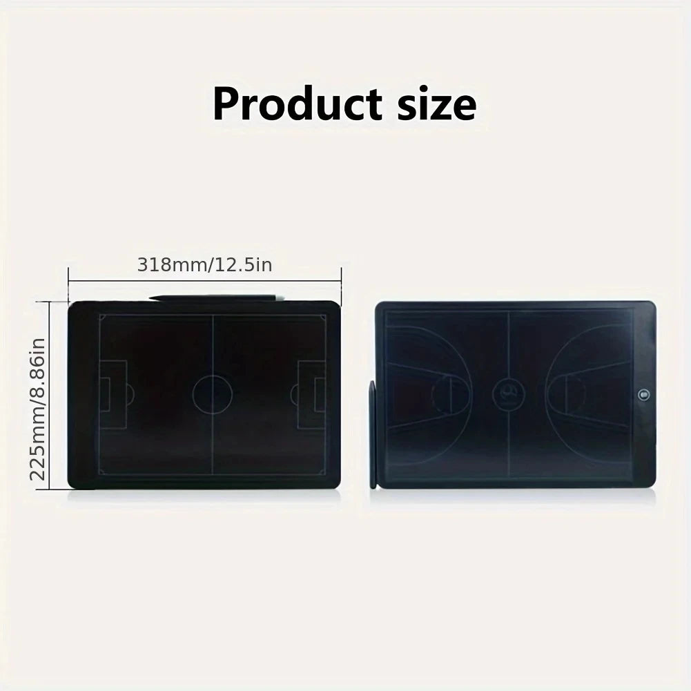 Pizarra electrónica de entrenamiento de fútbol Playmaker LCD, tablero de marcador de estrategia y táctica con pantalla LCD flexible y estilo
