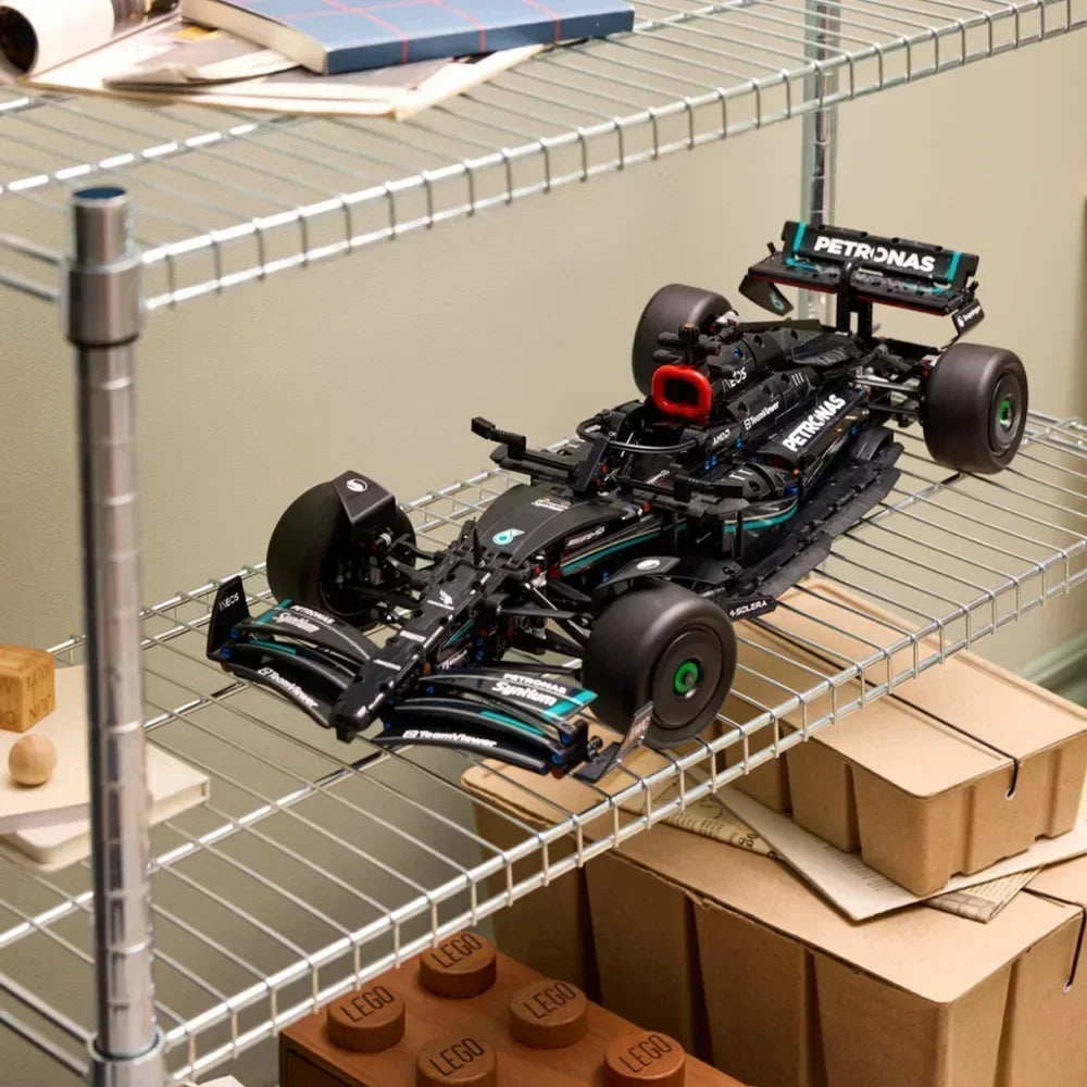 1:8 Scale W14 E F1 Racing Car Model (1642 Pcs) - 42171 Technic Building Blocks Set, Supercar Assembly Toy, Ideal Gift for Adults
