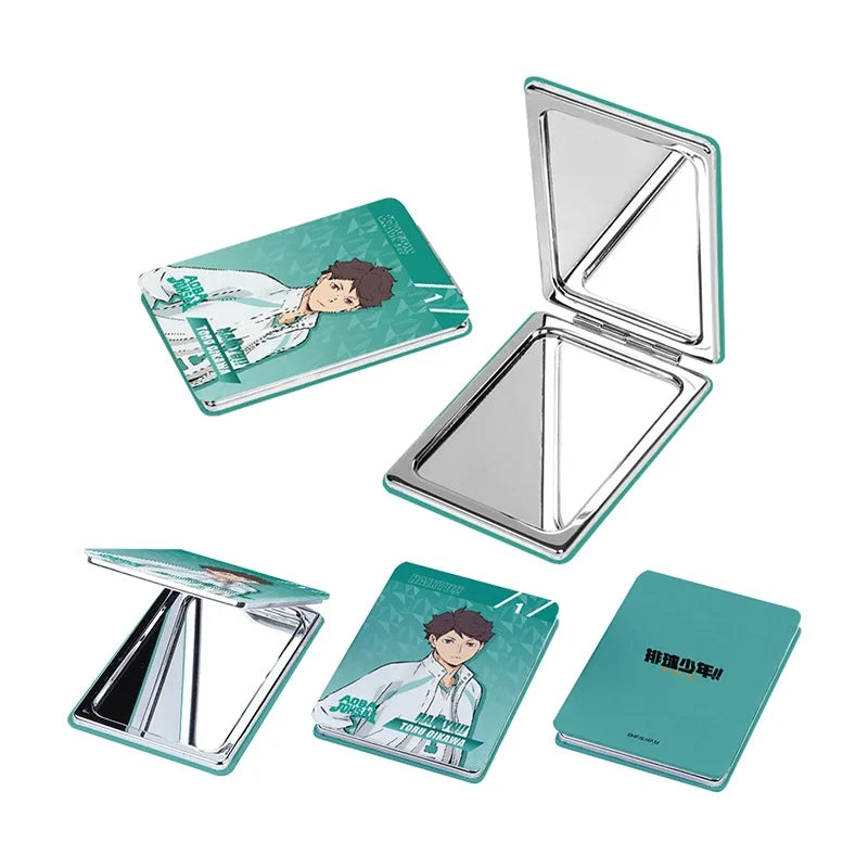 Haikyuu!! Tobio Kageyama Shoyo Hinata Karasuno Kei Tsukishima Oikawa Tooru China Official Authorization Cosmetic Mirror