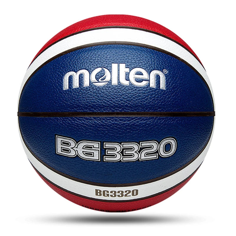 Balón de baloncesto Molten, nuevo, oficial, talla 7/6/5, PU, alta calidad, para entrenamiento en interiores y exteriores, para hombres y mujeres.