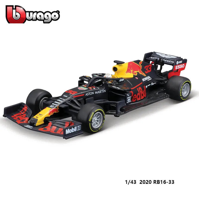 Bburago 1:43 2024 RB20 SF24 W14 W13 SF23 MCL60 RB19 RB18 W12 F1 Racing Formula Car Static Simulation Diecast Alloy Model Car