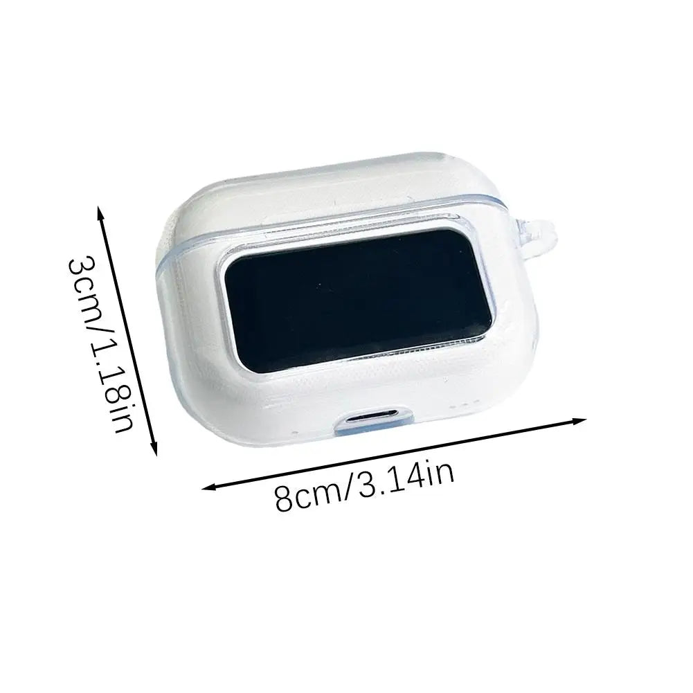 Funda de silicona transparente para auriculares A9PRO, funda protectora anticaídas, a prueba de golpes y polvo, carcasa para auriculares inalámbricos.