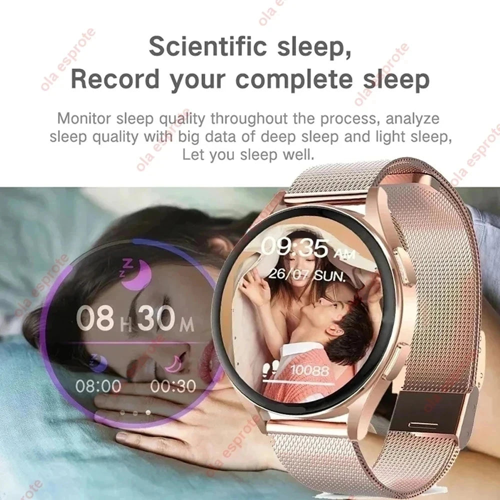 New Bluetooth Call Smart Watch 6 Heart Rate Custom Dials Sport Men Woman 2024 smart watch Health Monitor Smartwatch For Samsung