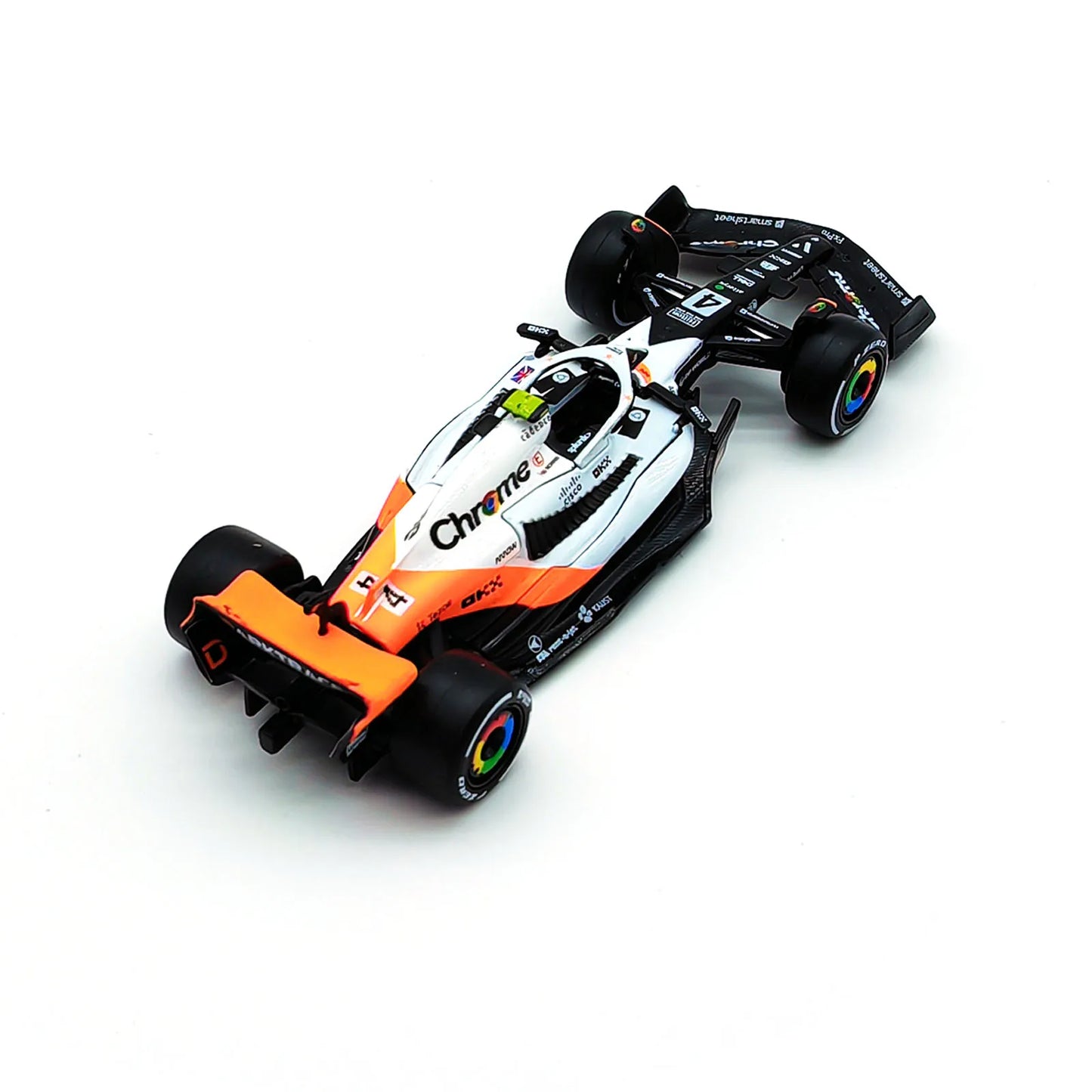 Bburago 1:43 2024 F1 Mercedes-AMG W15 #44 Hamilton Mclaren MCL38 MCL60 Monaco GP #4 Norris #81 Piastri Formula Car Model Gifts