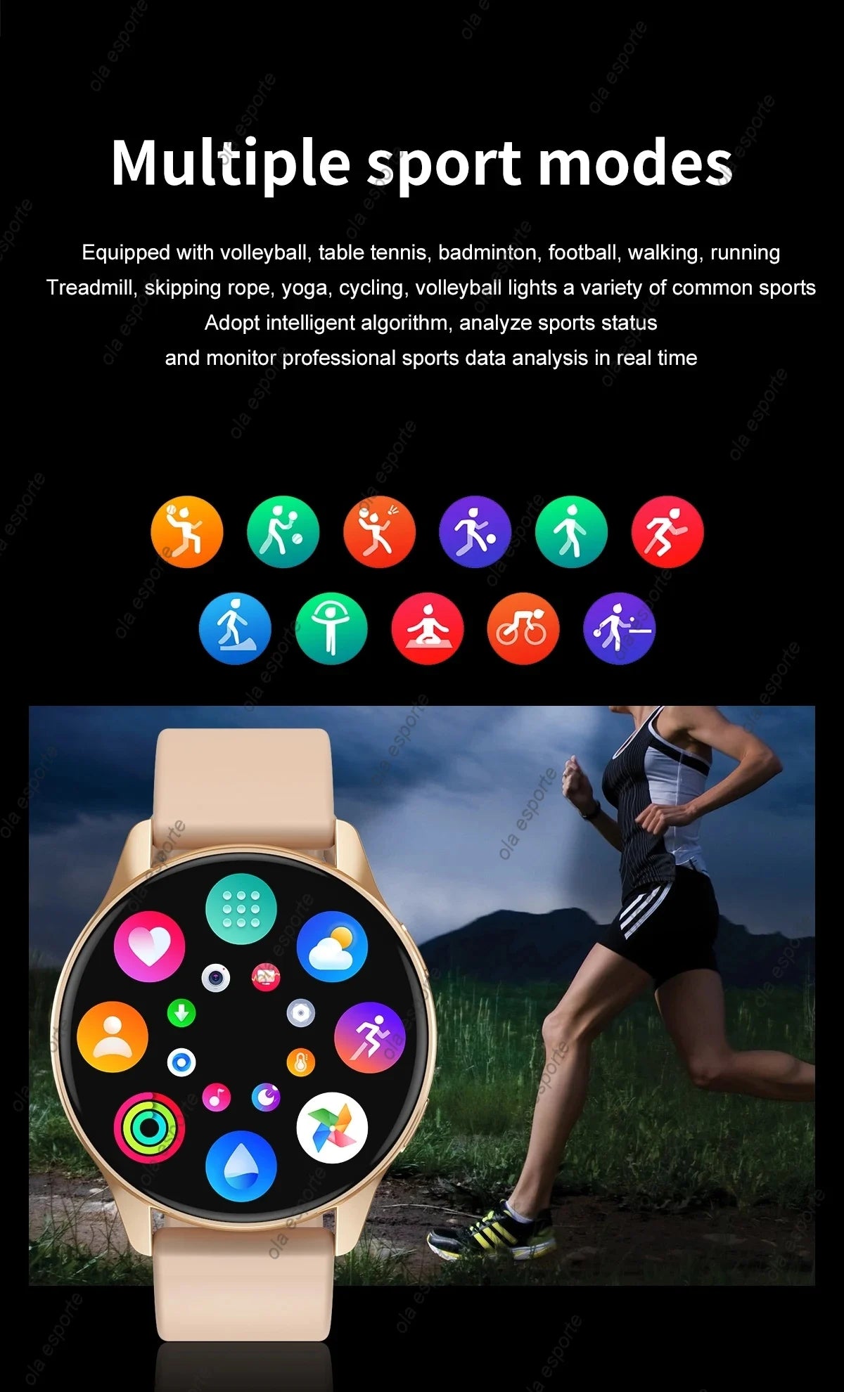 New Bluetooth Call Smart Watch 6 Heart Rate Custom Dials Sport Men Woman 2024 smart watch Health Monitor Smartwatch For Samsung
