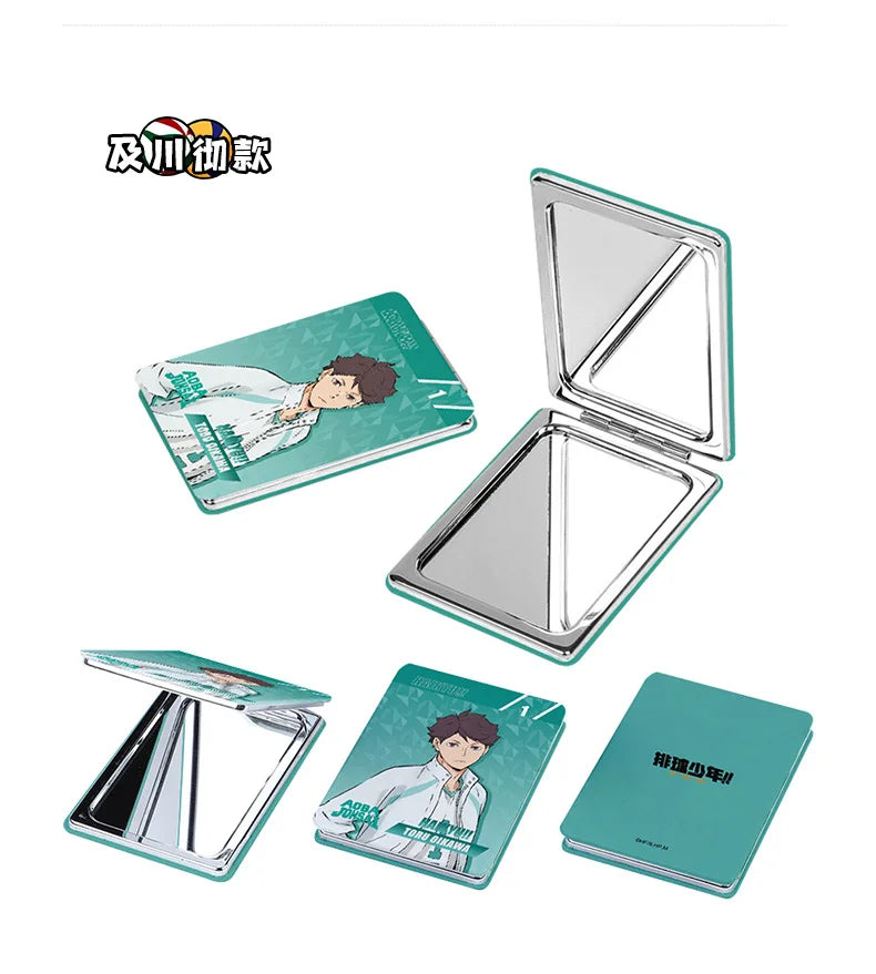 Haikyuu!! Tobio Kageyama Shoyo Hinata Karasuno Kei Tsukishima Oikawa Tooru China Official Authorization Cosmetic Mirror