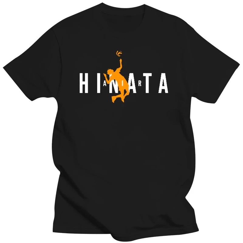 100% Cotton Print Mens Summer Air Hinata Shoyo Haikyuu Haikyu Anime Manga Unisex Tshirt T-Shirt Tee ALL SIZES Tee Shirt