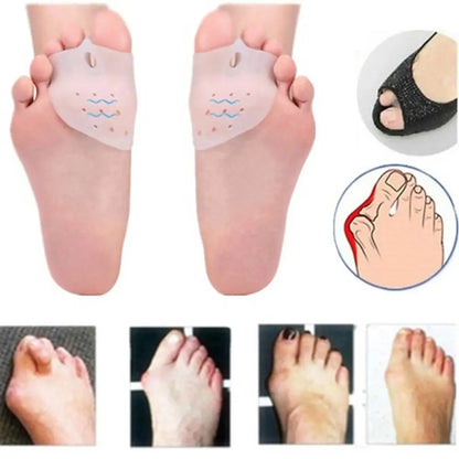 70% Hot Sale 2Pcs Bunion Corrector Pain Relief Hammer Toe Separator with Forefoot Care Pads