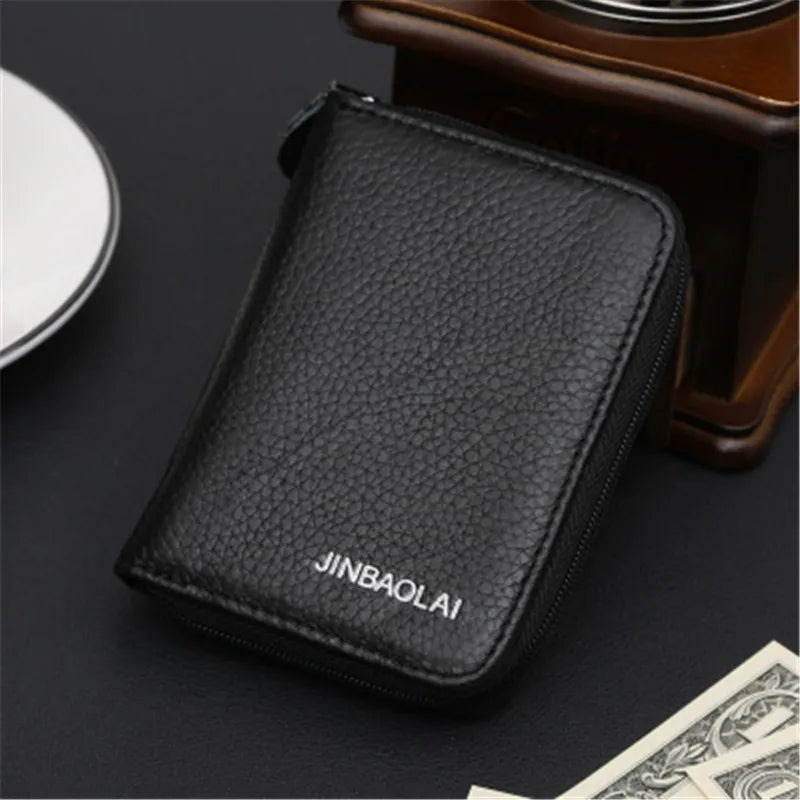 Small Coin Purse Men Genuine Leather Wallet Male Bag For Money Walet Mini Portomonee Cuzdan Klachi Kashelek Vallet Pocket Pouch