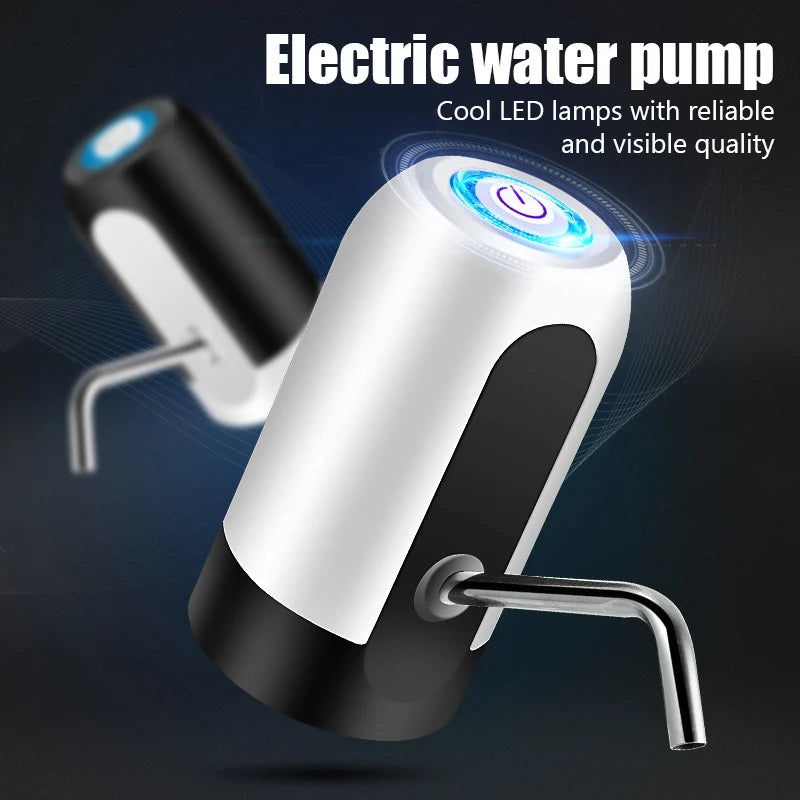 Smart Bottle Water Dispenser Electric Water Gallon Pump USB Charging Automatic Bottle Water Pump Auto Switch Drinking Dispenser