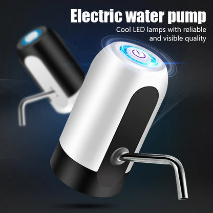 Smart Bottle Water Dispenser Electric Water Gallon Pump USB Charging Automatic Bottle Water Pump Auto Switch Drinking Dispenser