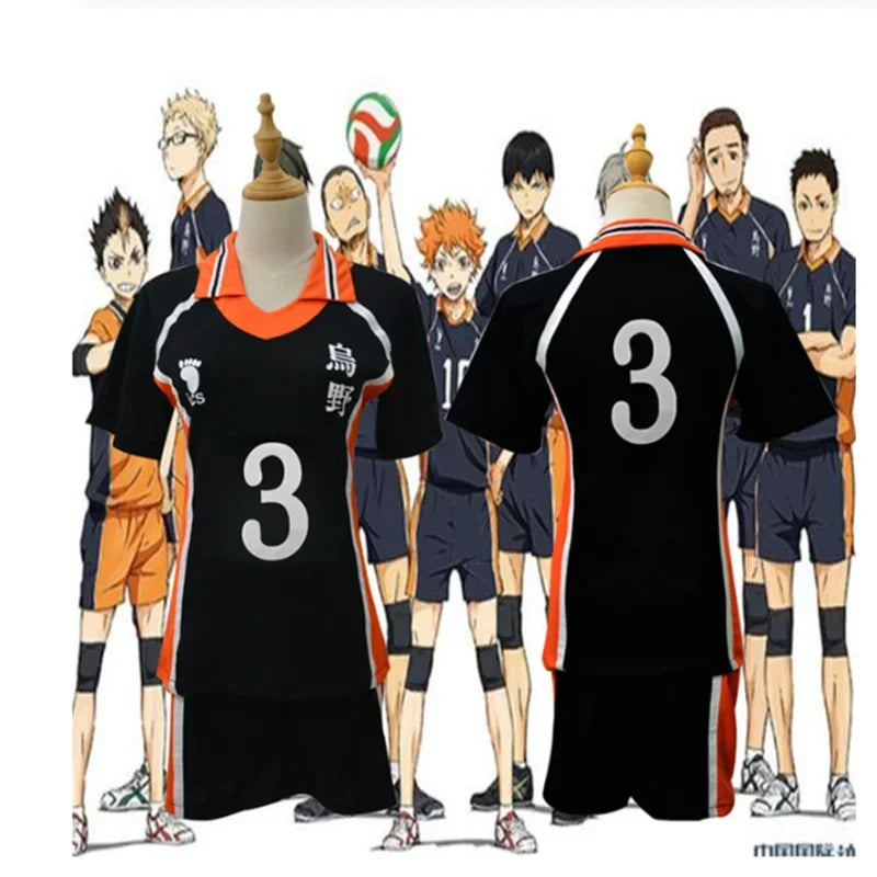 Msby Black Jackals Cosplay Costume Haikyu Volleyball Club Karasuno Nekoma Karasuno High School Sportswear Jersey Uniform