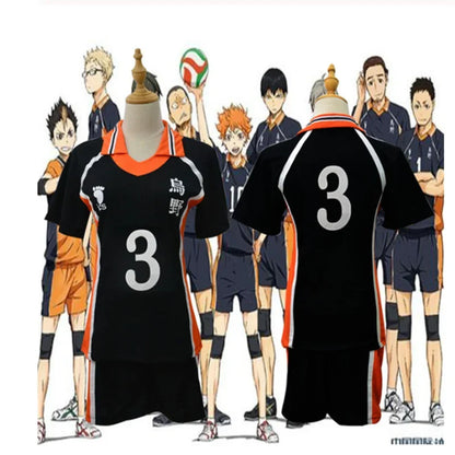 Msby Black Jackals Cosplay Costume Haikyu Volleyball Club Karasuno Nekoma Karasuno High School Sportswear Jersey Uniform