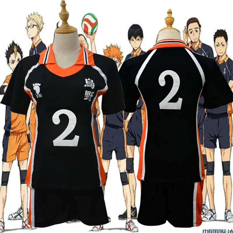 Msby Black Jackals Cosplay Costume Haikyu Volleyball Club Karasuno Nekoma Karasuno High School Sportswear Jersey Uniform