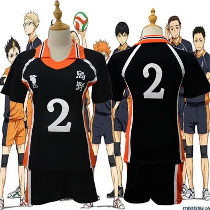 Msby Black Jackals Cosplay Costume Haikyu Volleyball Club Karasuno Nekoma Karasuno High School Sportswear Jersey Uniform