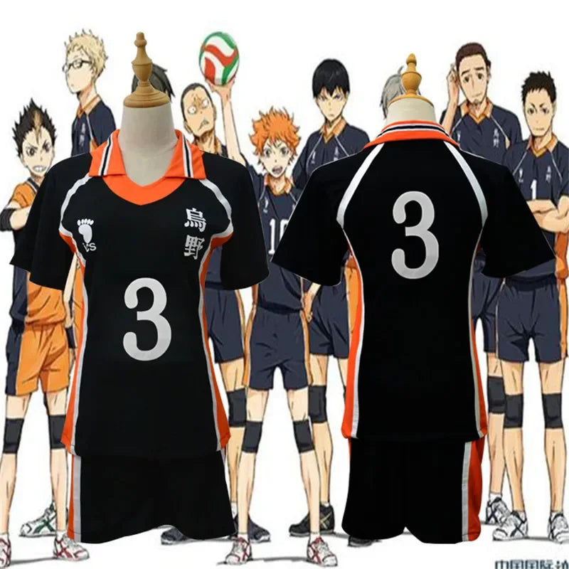 Msby Black Jackals Cosplay Costume Haikyu Volleyball Club Karasuno Nekoma Karasuno High School Sportswear Jersey Uniform