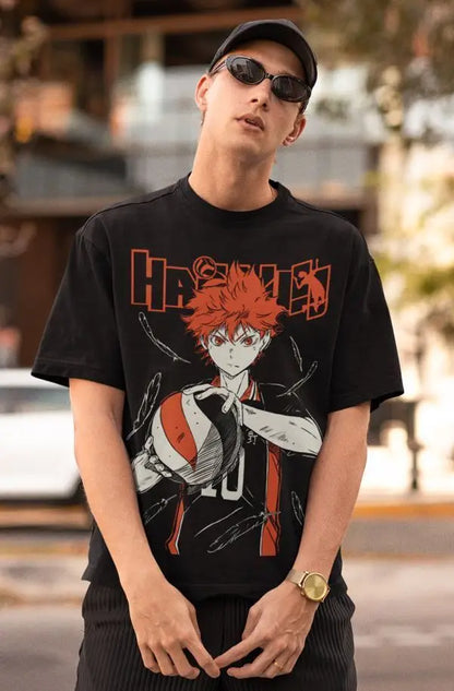 Hinata Shoyo Manga Strip Haikyuu Haikyu Anime Unisex Tshirt T-Shirt Tee ALL SIZE