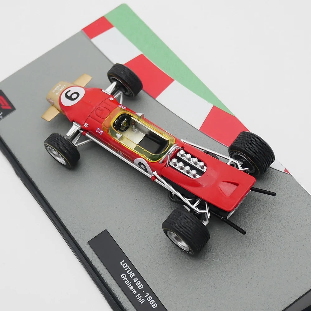 Ixo 1:43 Lotus 49B 1968 Graham Hill Racing Diecast Car Model Metal Toy Vehicle