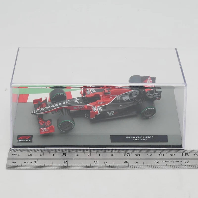 Ixo 1:43 VR-01 2010 Timo Glock Racing Diecast Car Model Metal Toy Vehicle
