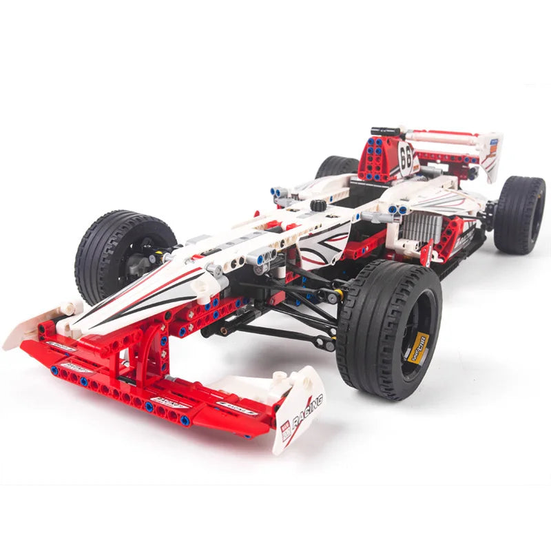 1219pcs F1 FORMULA Racing Super Car Technical 2 Models Building Blocks Brick Toys For Children 42000