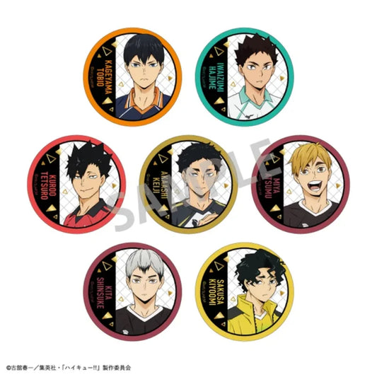 Japan Kamio Japan Goods Haikyu Trading Hot Stamping Metal Badges Ab