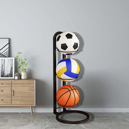 Three Layers Lndoor Basketball Storage Rack Put Ball Football Storage Basket Placed Rack Kindergarten Volleyball Stand Holder