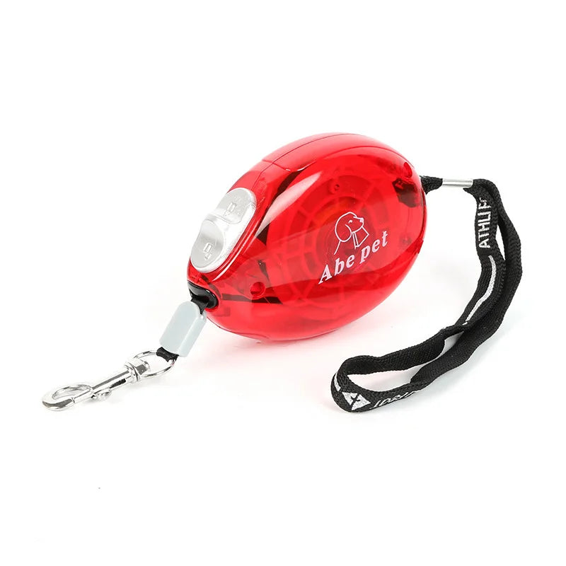 Portable Fashionable Pocket Retractable Leash Strap Lanyard 2.5m Automatic Extending Nylon Mini Dog Leash