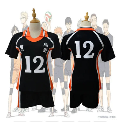 Msby Black Jackals Cosplay Costume Haikyu Volleyball Club Karasuno Nekoma Karasuno High School Sportswear Jersey Uniform