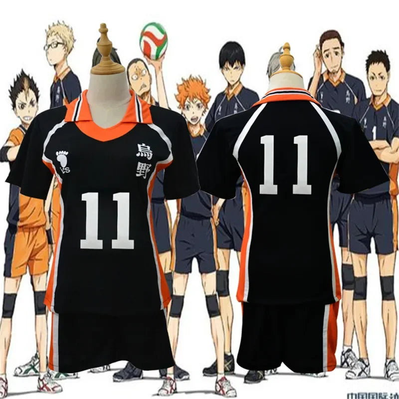 Msby Black Jackals Cosplay Costume Haikyu Volleyball Club Karasuno Nekoma Karasuno High School Sportswear Jersey Uniform