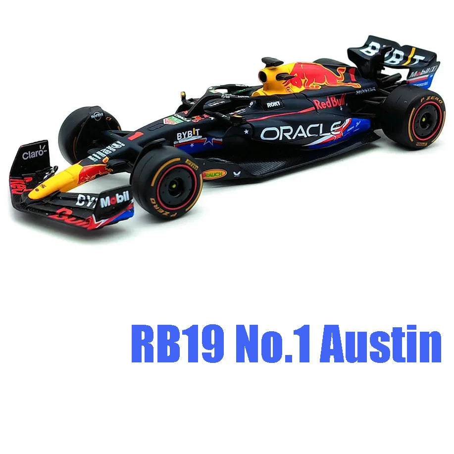 New 2024 Bburago F1 1:43 Bwt Alpine A524 Two Color Blue Pink Alloy Miniature Diecast Model #10 #31 Formula Car Model Toys Gift