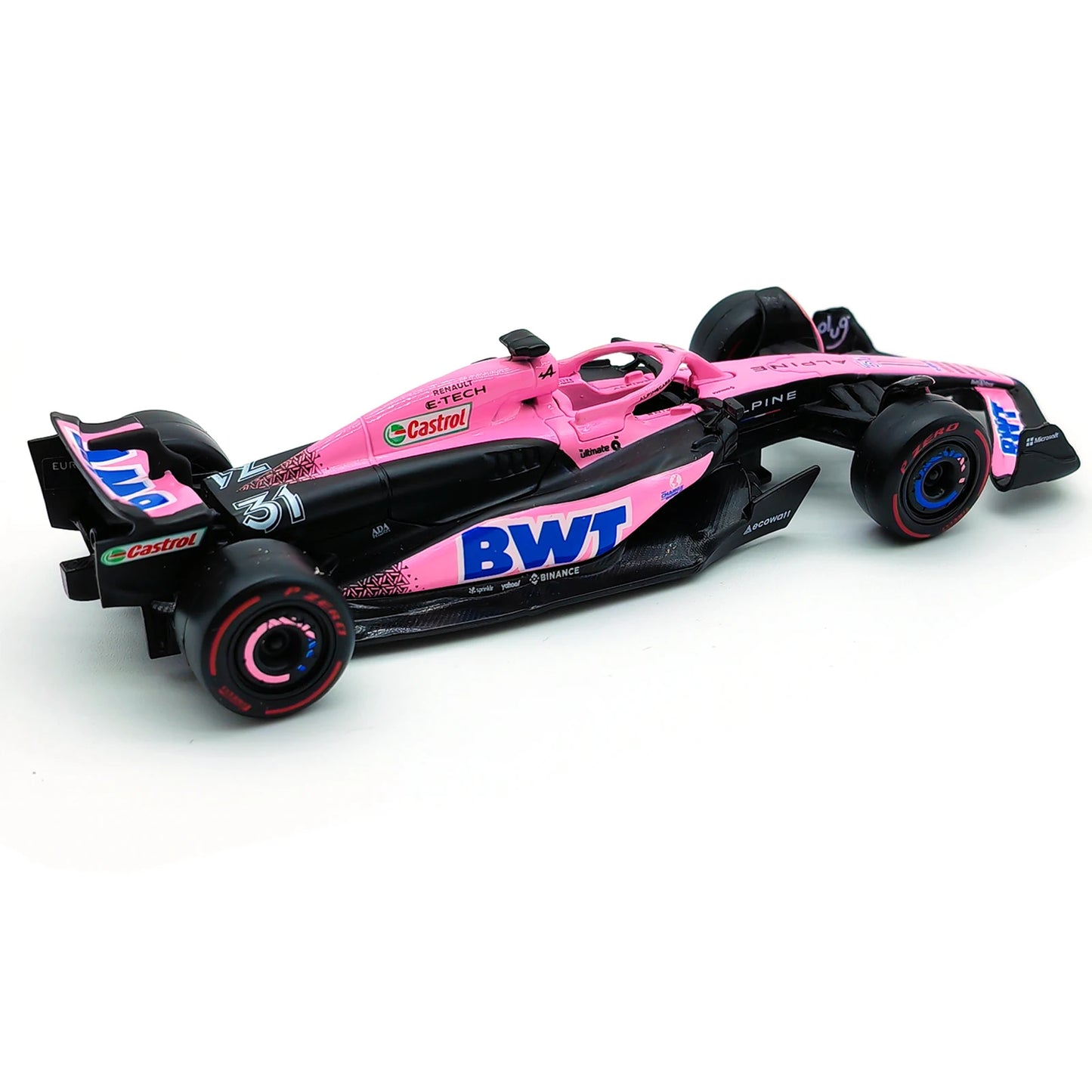 Bburago 1:43 Alpine F1 Team A523 2023 #10 Pierre Gasly #31 Esteban Ocon Alloy Car Die Cast Model Toy Collectible competition