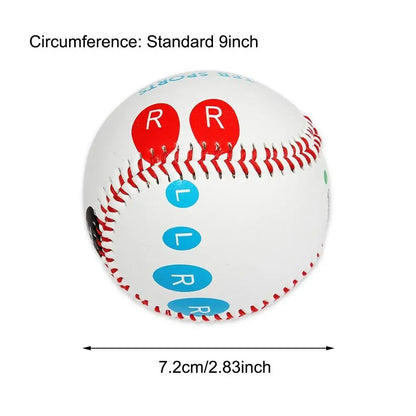 Pitch Training Baseball with Finger Placement Markers Standard Baseball Pitching Trainer Kit Training Aid for Pitching Practice