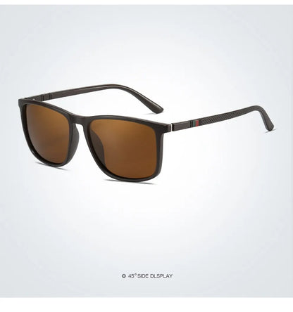 Luxury Vintage Square Polarized Sunglasses Men Women Fashion Travel Driving Fishing Anti-glare Sun Glasses TR90 Eyewear UV400