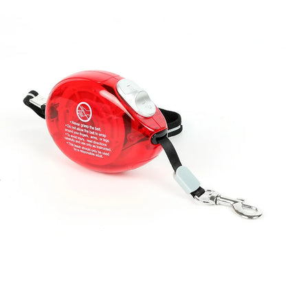 Portable Fashionable Pocket Retractable Leash Strap Lanyard 2.5m Automatic Extending Nylon Mini Dog Leash