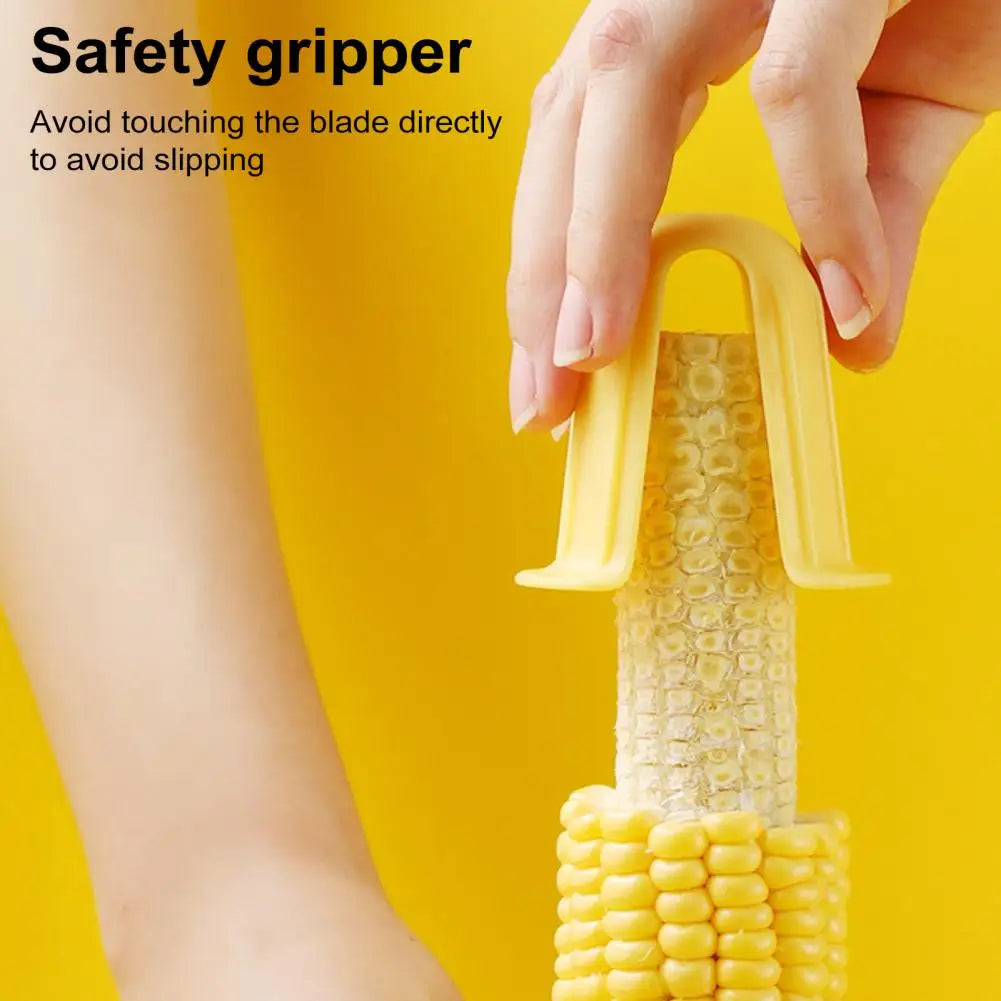 Camping Corn Gadget Corn Grinder Stainless Steel Corn Peeler with Cup Grater Ginger Stripper Tool Multi-functional Cob for Easy