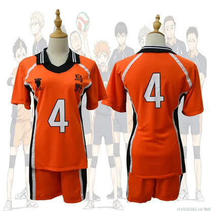 Msby Black Jackals Cosplay Costume Haikyu Volleyball Club Karasuno Nekoma Karasuno High School Sportswear Jersey Uniform