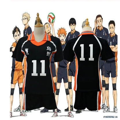 Msby Black Jackals Cosplay Costume Haikyu Volleyball Club Karasuno Nekoma Karasuno High School Sportswear Jersey Uniform