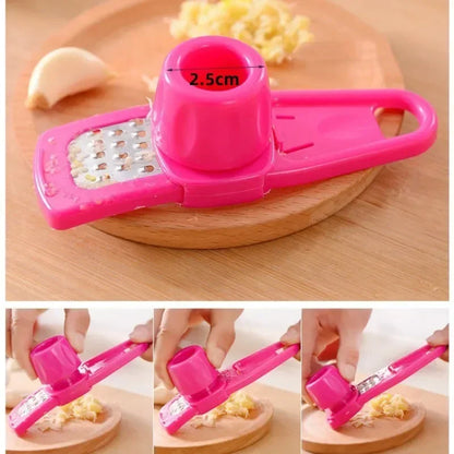 Ginger Garlic Crusher Press Garlic Grinding Grater Cutter Peeler Manual Garlic Mincer Chopping Tool Kitchen Accessories