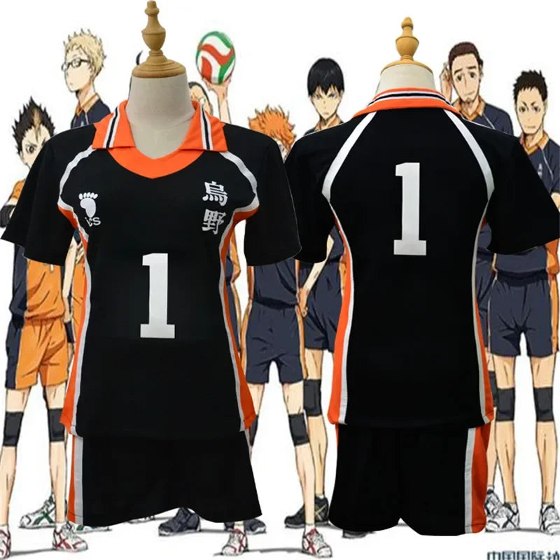 Msby Black Jackals Cosplay Costume Haikyu Volleyball Club Karasuno Nekoma Karasuno High School Sportswear Jersey Uniform