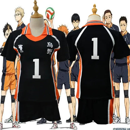 Msby Black Jackals Cosplay Costume Haikyu Volleyball Club Karasuno Nekoma Karasuno High School Sportswear Jersey Uniform