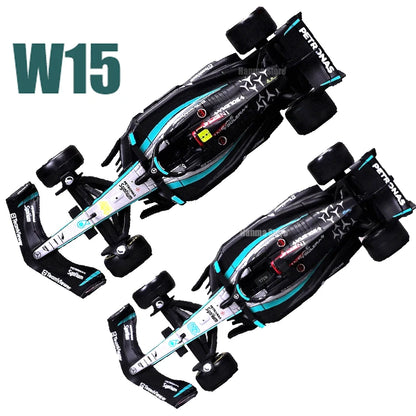 Bburago 1:43 W15 NO44 Mercedes-AMG F1 Team #63 Formula Die Cast Car Model Competition vehicles Model Car Racing Toys